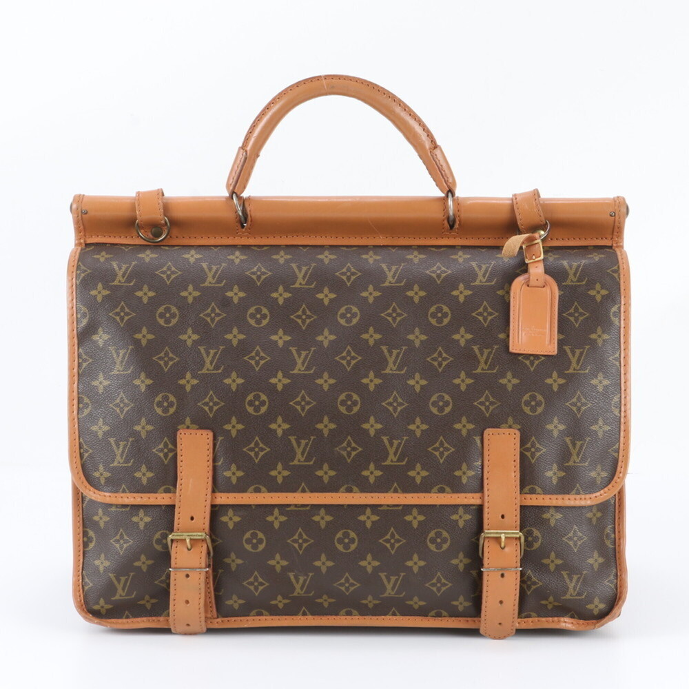 Louis Vuitton Monogram Sac Cléber M58122 Leather Boston Bag (Men's & Women's)